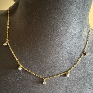 18k diamond chain